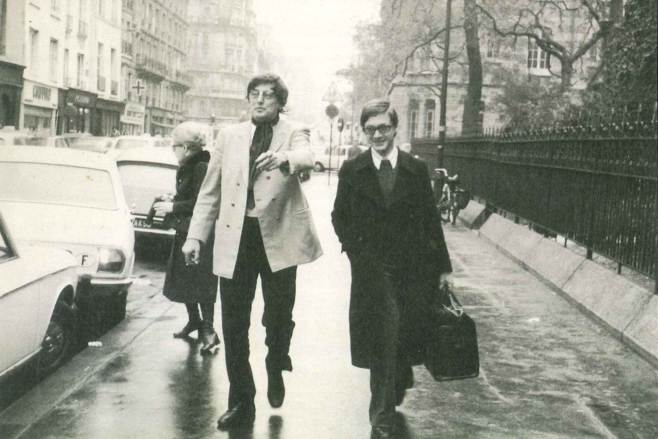 André Franquin et Jacques Glénat-Guttin, photo reprise dans "Glénat, 30 ans d'édition" (1990) par Paul Herman